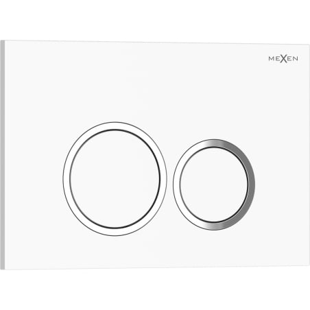 Mexen Tex 01 tlačítko splachovací, bílý lesklý - 6101-01