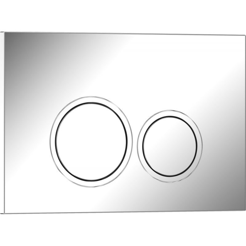 Mexen Tex 01 tlačítko splachování, chrom lesklý - 6101-03