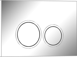 Mexen Tex 01 tlačítko splachování, chrom lesklý - 6101-03