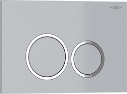 Mexen Tex 01 splachovací tlačítko, matný chrom - 6101-04