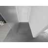 Mexen Kioto sprchová stěna Walk-in 100 x 200 cm, matná 8 mm, bílá - 800-100-101-20-30