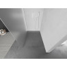 Mexen Kioto sprchová stěna Walk-in 110 x 200 cm, matné 8 mm, bílá - 800-110-101-20-30