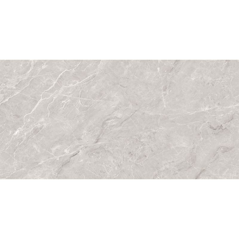 Mexen Versace Grey glazovaný rektifikovaný gres G1, podlahová a nástěnná dlaždice 120 x 60 cm, lesk - TL168-120-060-02