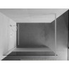 Mexen Kioto sprchová stěna Walk-in 100 x 200 cm, transparentní/mlha 8 mm, bílá - 800-100-101-20-35