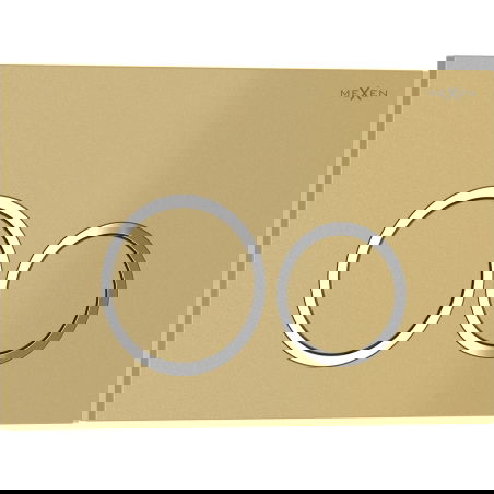 Mexen Tex 01 tlačítko splachování, zlaté - 6101-06