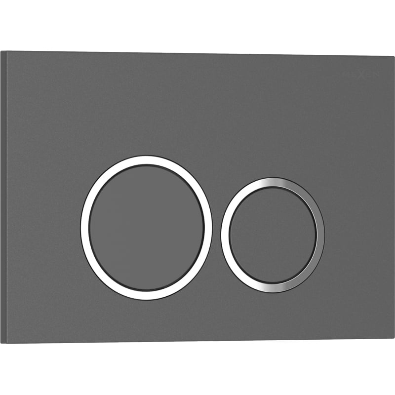 Mexen Tex 01 tlačítko splachování, šedé - 6101-05