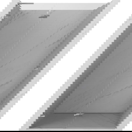 Mexen Lunar L sprchové dveře výklopné levé 140 cm, transparentní, chrom - 834L-140-000-01-00-L