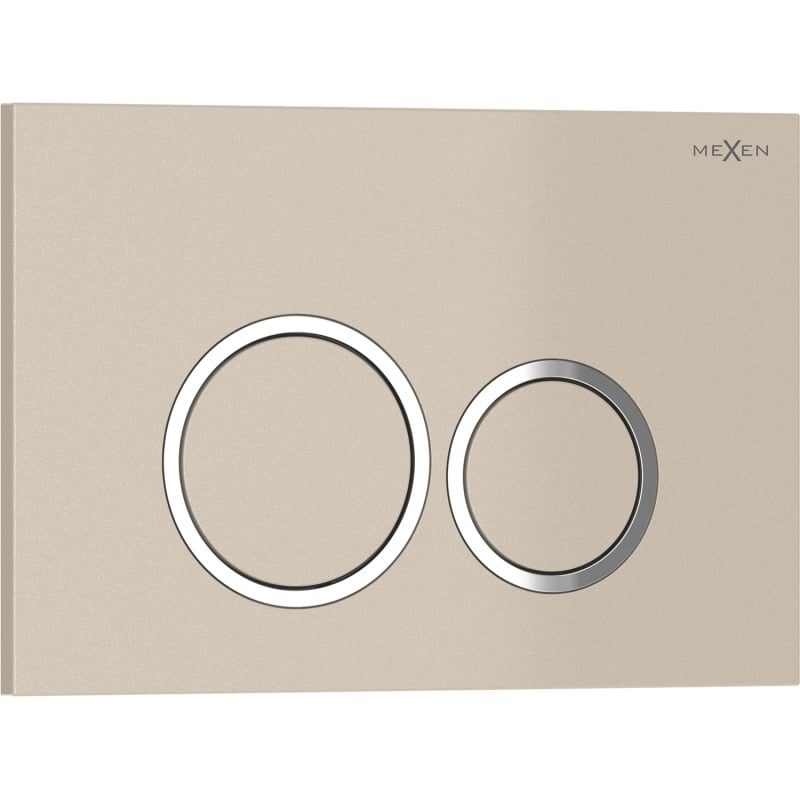 Mexen Tex 01 tlačítko splachovací, béžové - 6101-07