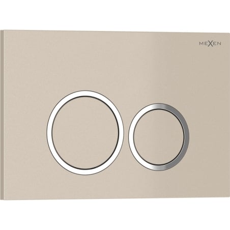 Mexen Tex 01 tlačítko splachovací, béžové - 6101-07