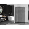 Mexen Kioto sprchová zástěna Walk-in 80 x 200 cm, grafitová 8 mm, bílá - 800-080-101-20-40