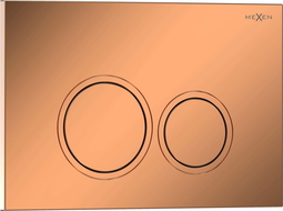 Mexen Tex 01 splachovací tlačítko, růžové zlato lesklé - 6101-09