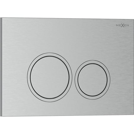 Mexen Tex 01 splachovací tlačítko, kartáčovaný nikl - 6101-10