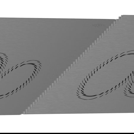 Mexen Tex 01 tlačítko splachovací, gun gray kartáčovaný - 6101-12