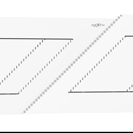 Mexen Tex 02 tlačítko splachování, bílý lesklý - 6102-01