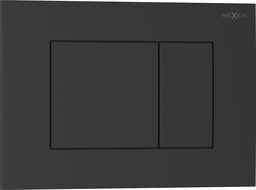 Mexen Tex 02 tlačítko splachovací, černý matný - 6102-02