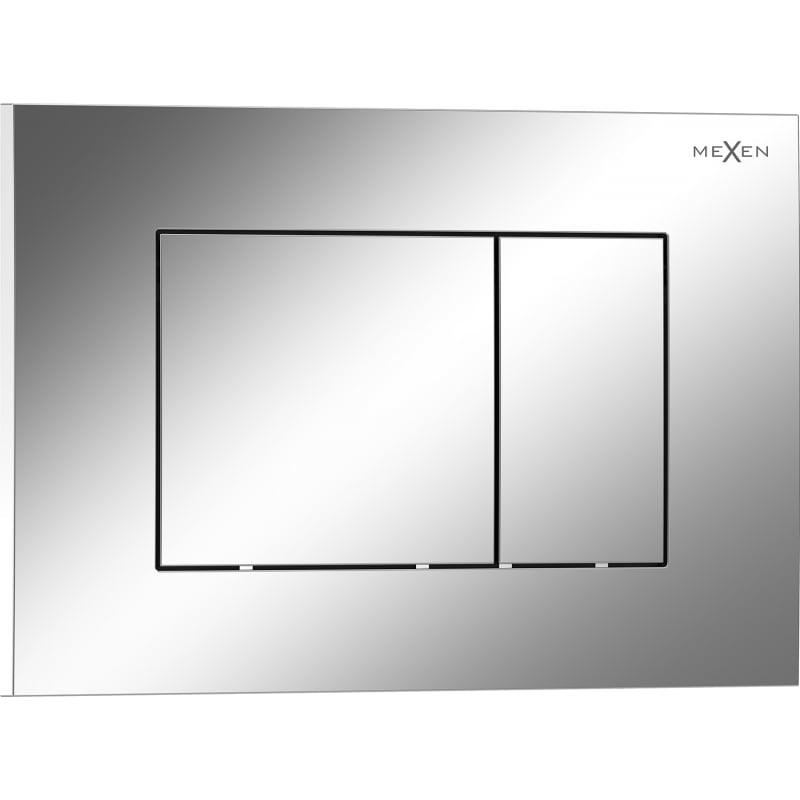 Mexen Tex 02 splachovací tlačítko, chrom lesklý - 6102-03