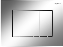 Mexen Tex 02 splachovací tlačítko, chrom lesklý - 6102-03