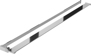 Mexen polička ke sprchové stěně s relingem na ručníky, chrom - 800-02-01