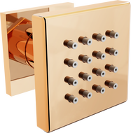 Mexen boční nástěnná tryska, růžové zlato - 79360-60