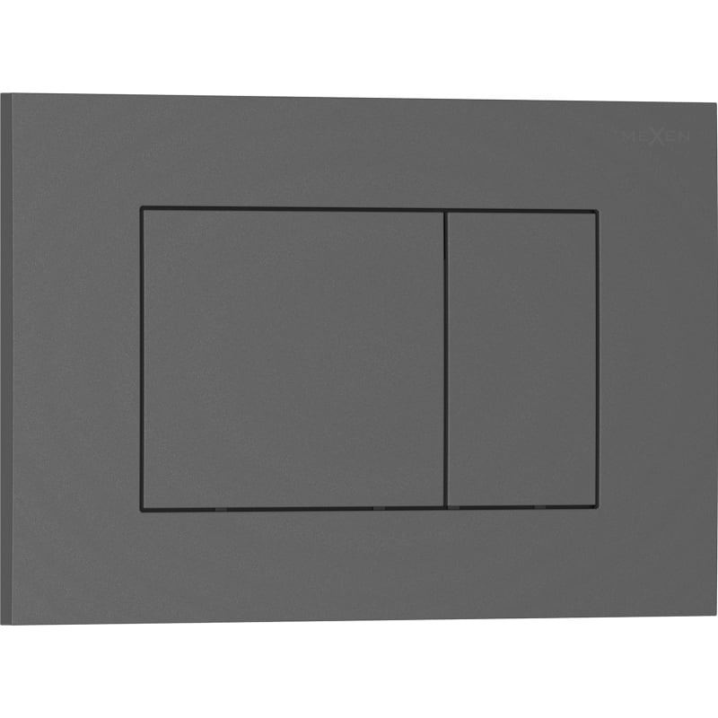 Mexen Tex 02 splachovací tlačítko, šedá - 6102-05