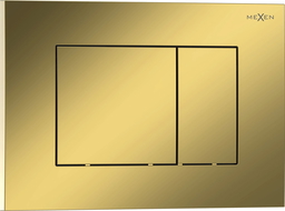Mexen Tex 02 splachovací tlačítko, zlatá šampaňská lesklá - 6102-08