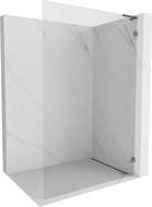 Mexen Lunar L sprchová stěna Walk-in pravá 110 x 200 cm, transparentní 8 mm, gun šedá kartáčovaná