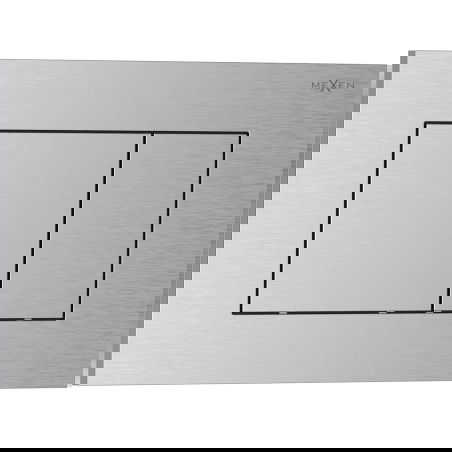 Mexen Tex 02 tlačítko splachovací, kartáčovaný nikl - 6102-10