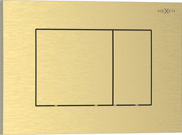 Mexen Tex 02 tlačítko splachování, zlaté kartáčované - 6102-11