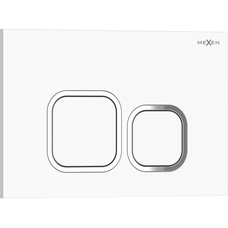Mexen Tex 03 tlačítko splachování, bílý lesk - 6103-01