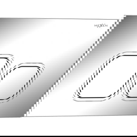 Mexen Tex 03 splachovací tlačítko, lesklý chrom - 6103-03