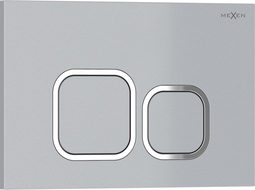 Mexen Tex 03 splachovací tlačítko, matný chrom - 6103-04