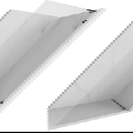 Mexen Lunar L sprchová stěna Walk-in pravá 110 x 200 cm, transparentní 8 mm, černá - 830L-110-000-70-00-P