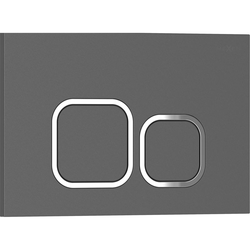 Mexen Tex 03 splachovací tlačítko, šedé - 6103-05