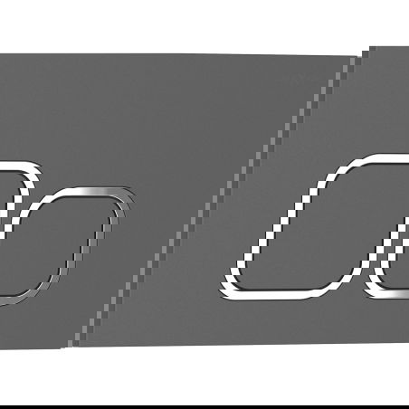 Mexen Tex 03 splachovací tlačítko, šedé - 6103-05