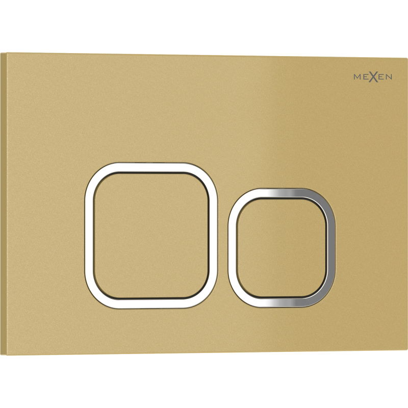 Mexen Tex 03 splachovací tlačítko, zlaté - 6103-06