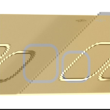 Mexen Tex 03 splachovací tlačítko, zlaté - 6103-06