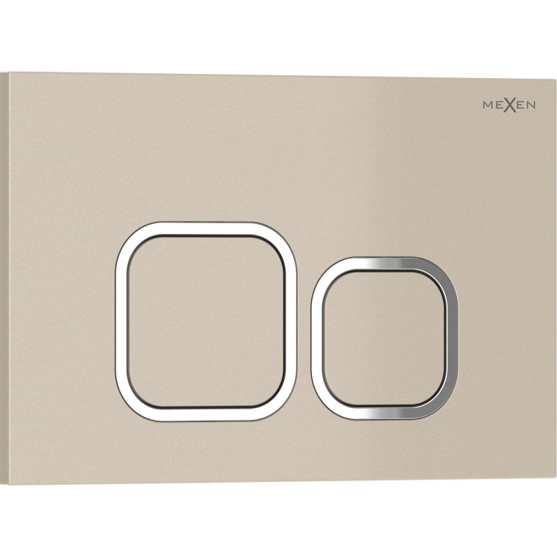 Mexen Tex 03 splachovací tlačítko, béžové - 6103-07