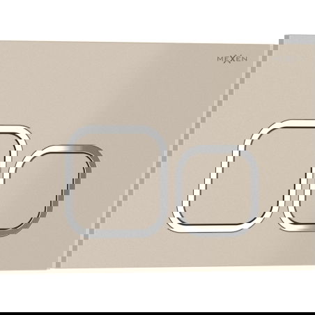 Mexen Tex 03 splachovací tlačítko, béžové - 6103-07