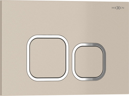 Mexen Tex 03 splachovací tlačítko, béžové - 6103-07