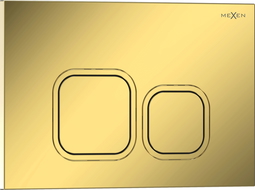Mexen Tex 03 splachovací tlačítko, zlatý šampaňský lesklý - 6103-08