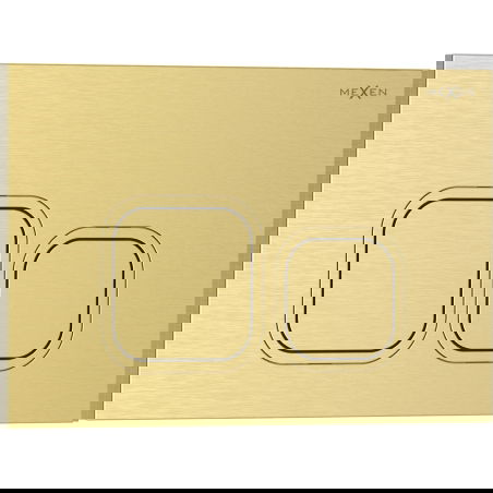 Mexen Tex 03 tlačítko splachování, zlaté kartáčované - 6103-11