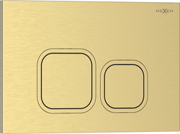 Mexen Tex 03 tlačítko splachování, zlaté kartáčované - 6103-11