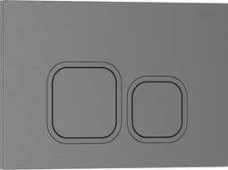 Mexen Tex 03 splachovací tlačítko, gun gray kartáčovaný - 6103-12