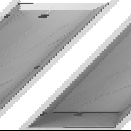 Mexen Lunar L sprchové dveře vyklápěcí levé 135 cm, transparentní, gun metal - 834L-135-000-95-00-L