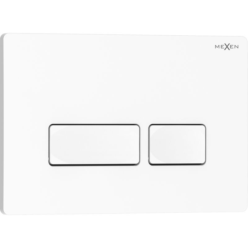 Mexen Tex 04 splachovací tlačítko, bílý lesklý - 6104-01