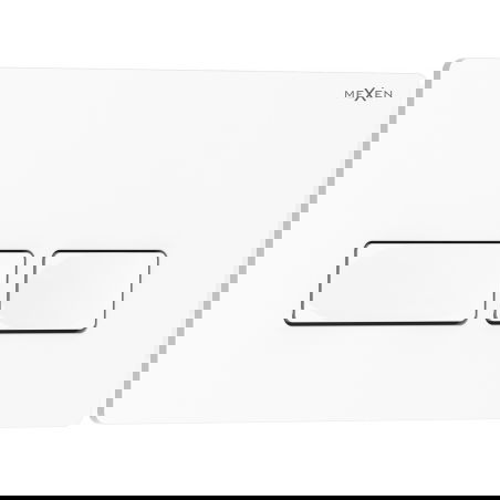 Mexen Tex 04 splachovací tlačítko, bílý lesklý - 6104-01