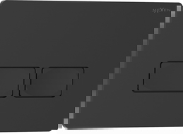 Mexen Tex 04 splachovací tlačítko, černý matný - 6104-02