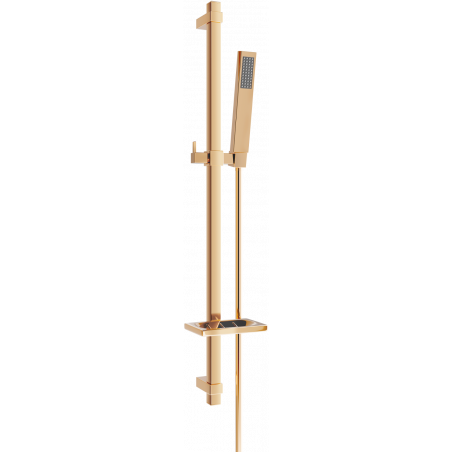 Mexen DQ00 sprchová sada posuvná, růžové zlato - 785004581-60
