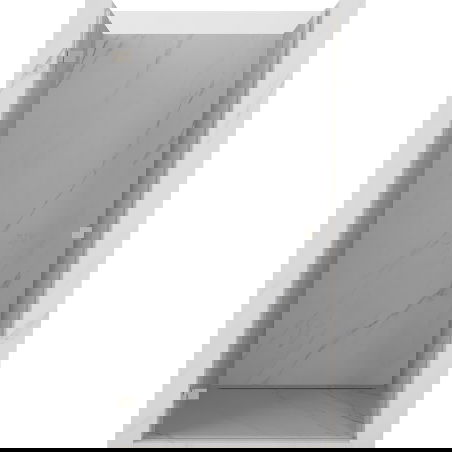 Mexen Lunar-B sprchové dveře otočné levé 65 cm, transparentní, kartáčovaný nikl - 832-065-000-97-00-L