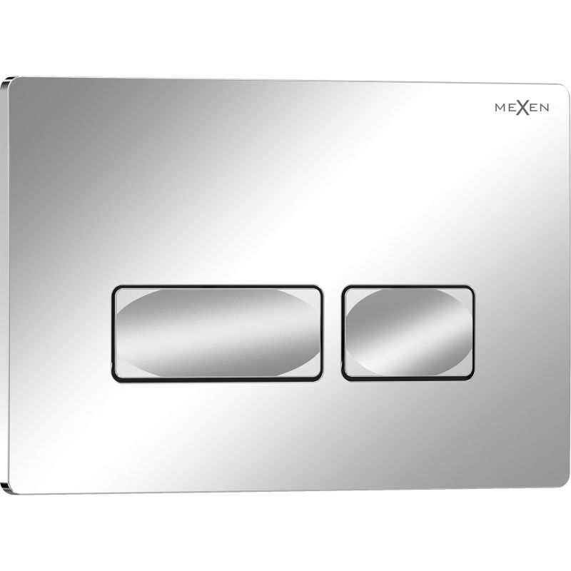 Mexen Tex 04 splachovací tlačítko, chrom lesklý - 6104-03